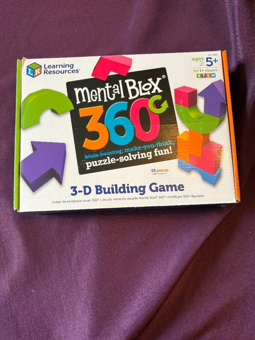 Learning Resources Mental Blox 360 STEM 3-D Building Game Complete Ages 5+